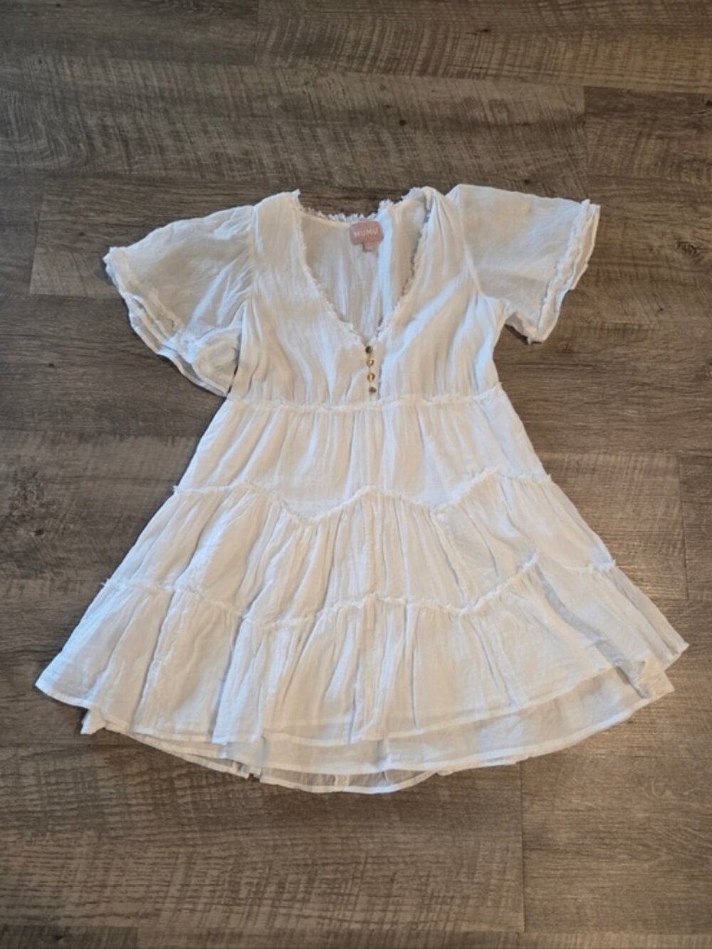 Show Me Your MuMu White Alyssa Mini Dress.